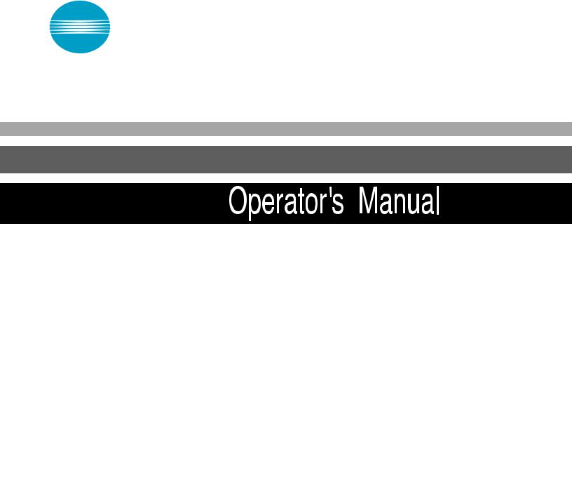 Konica Minolta FP-1 Manual
