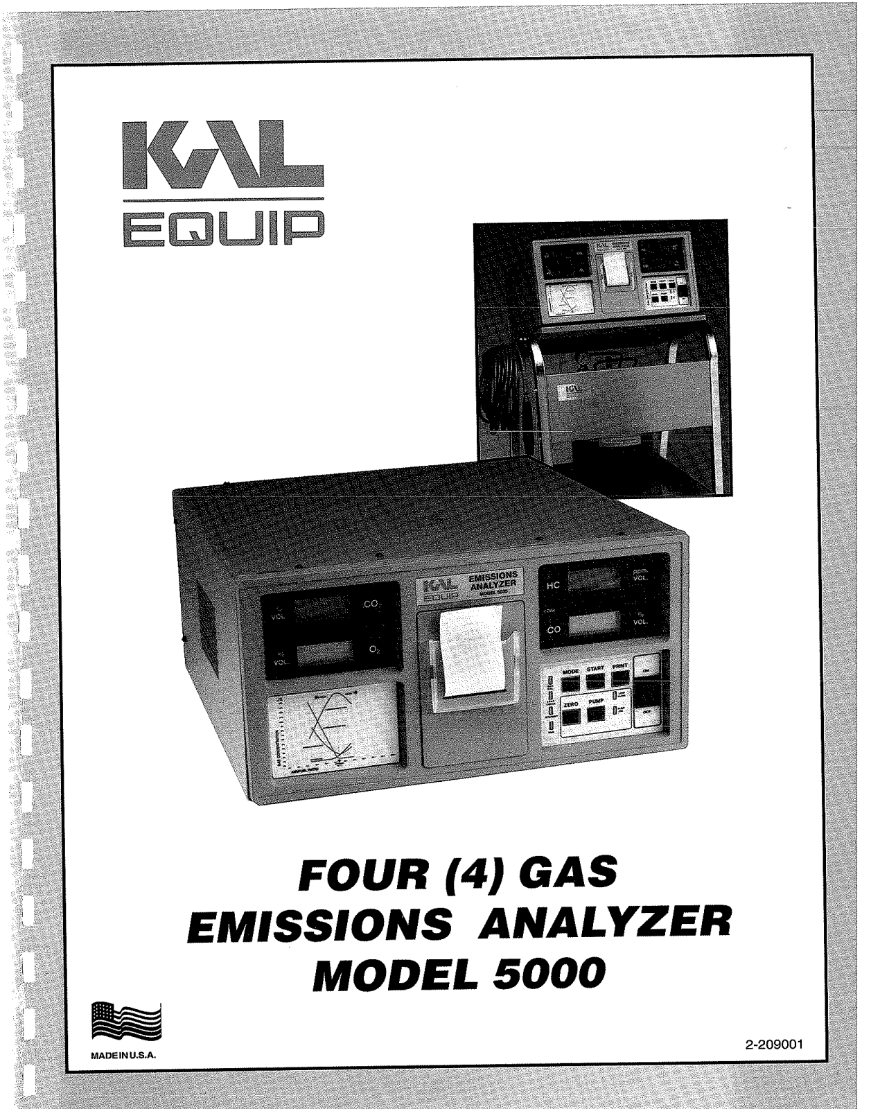 KAL EQUIP 5000 User Manual