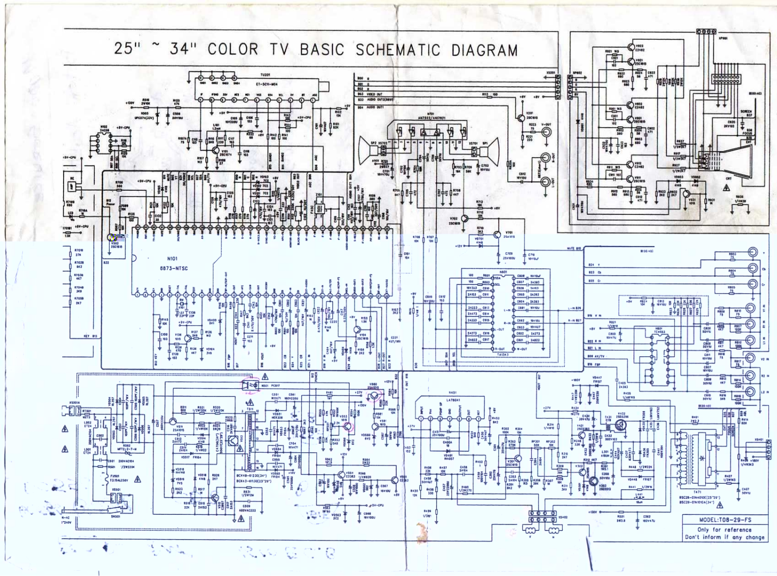 Durabrand DA2991F Schematic