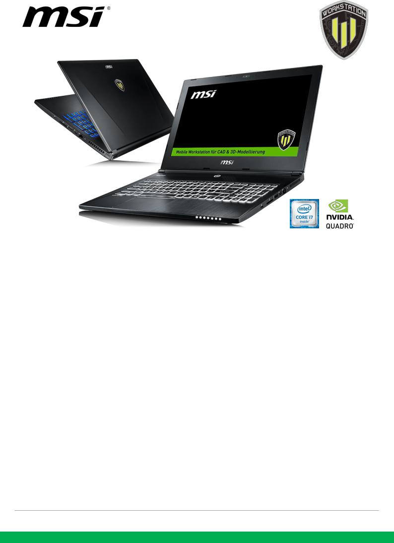 MSI WS60 6QI8H11FD Service Manual