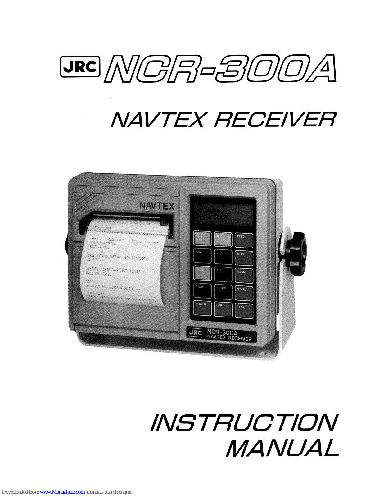 JRC NCR 300A User Manual