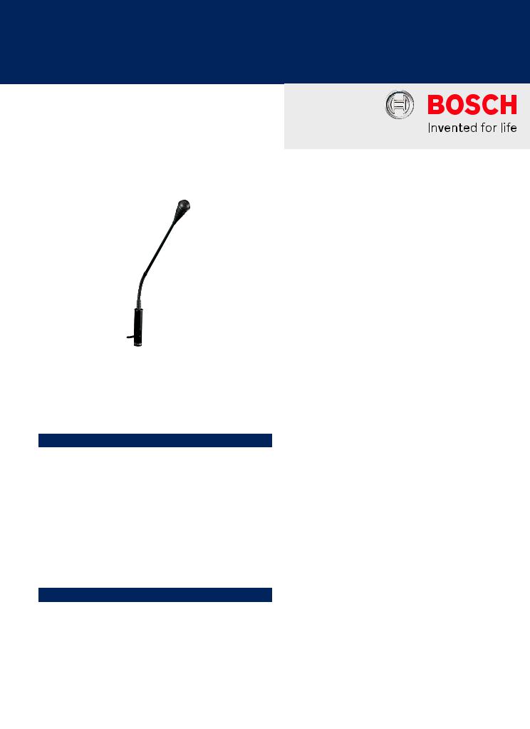 Bosch LBB1949-00 Specsheet