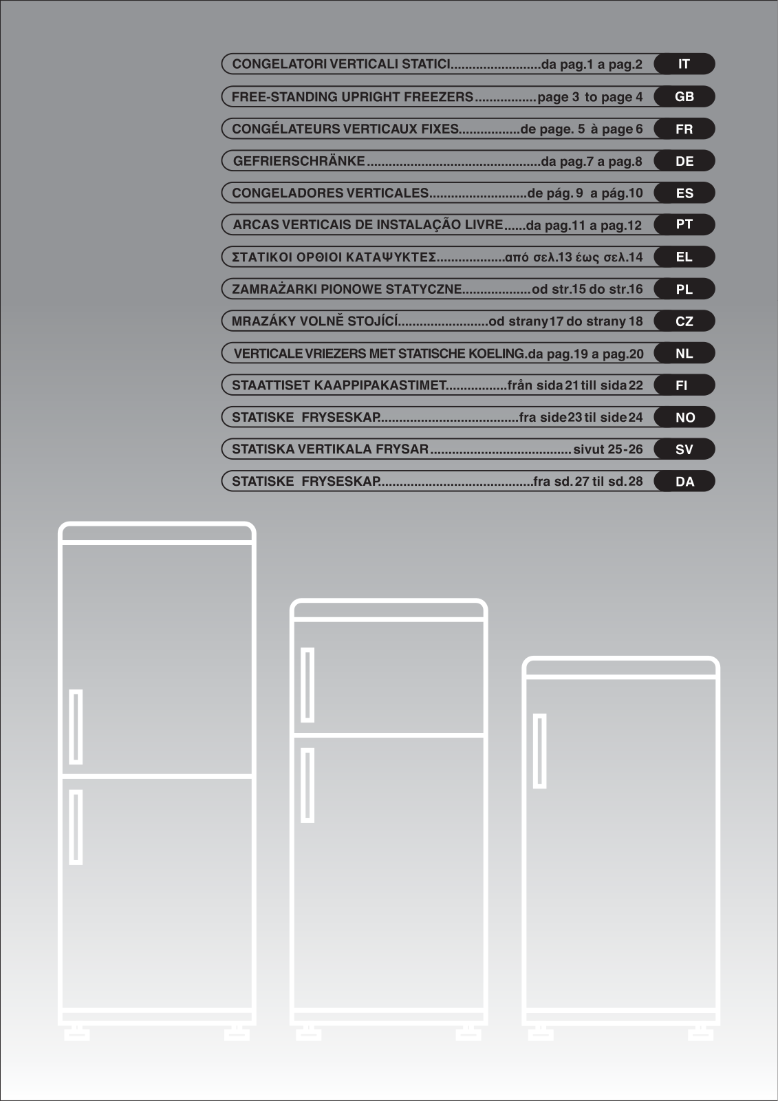 Candy CFU 2850 E, CFU 1900 E User Manual