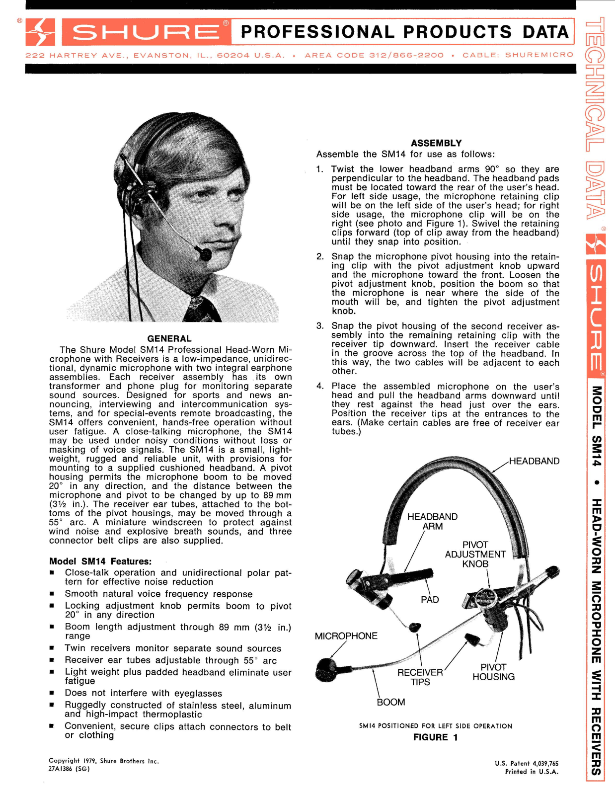 Shure SM14 User Guide - ManualMachine.com