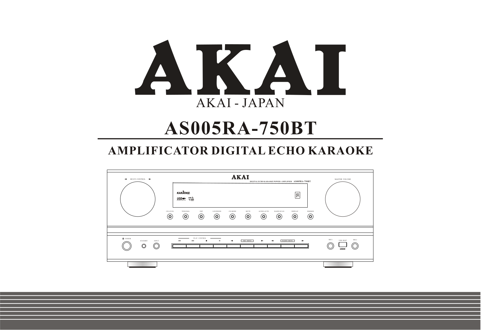 AKAI AS005RA-750B User Manual