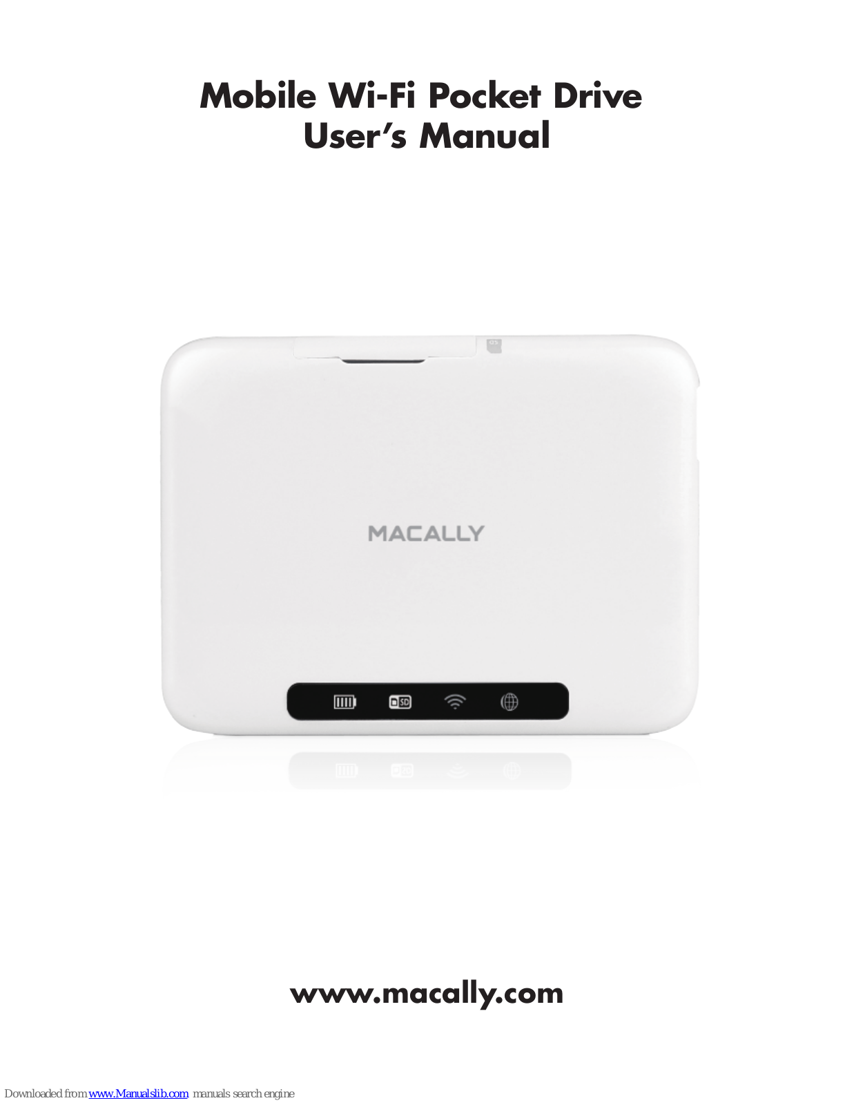 Macally Mobile Wi-Fi Pocket Drive User Manual