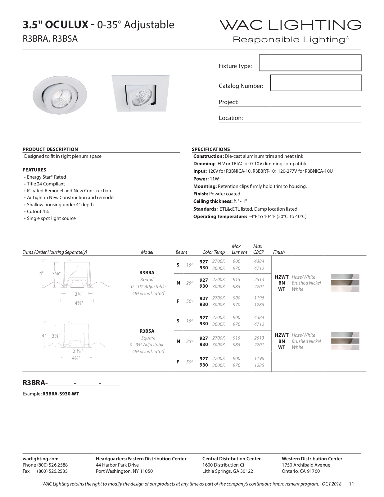 WAC Lighting XDMK3732 Specifications - ManualMachine.com