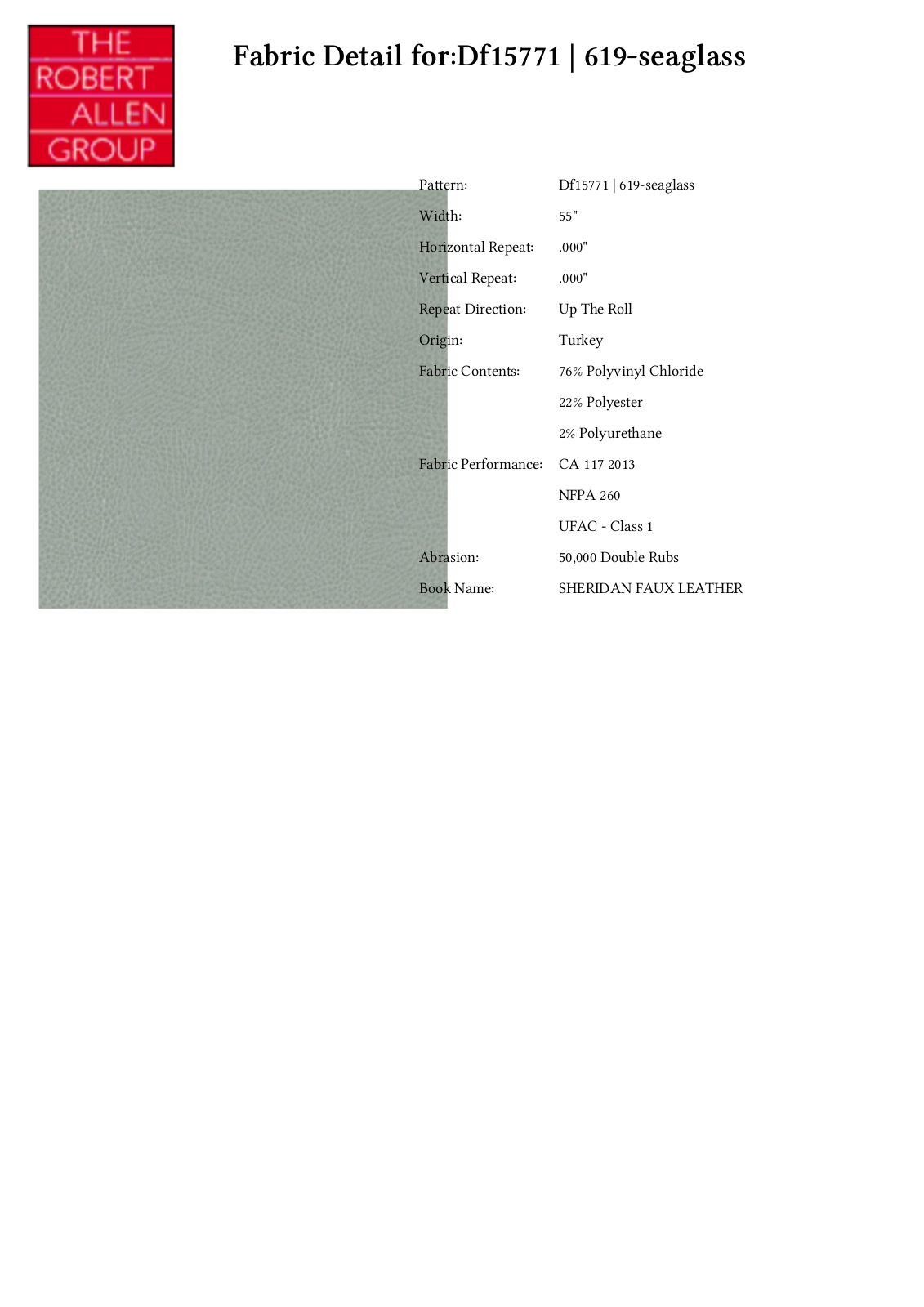 Duralee CRAL4575 Specifications - ManualMachine.com
