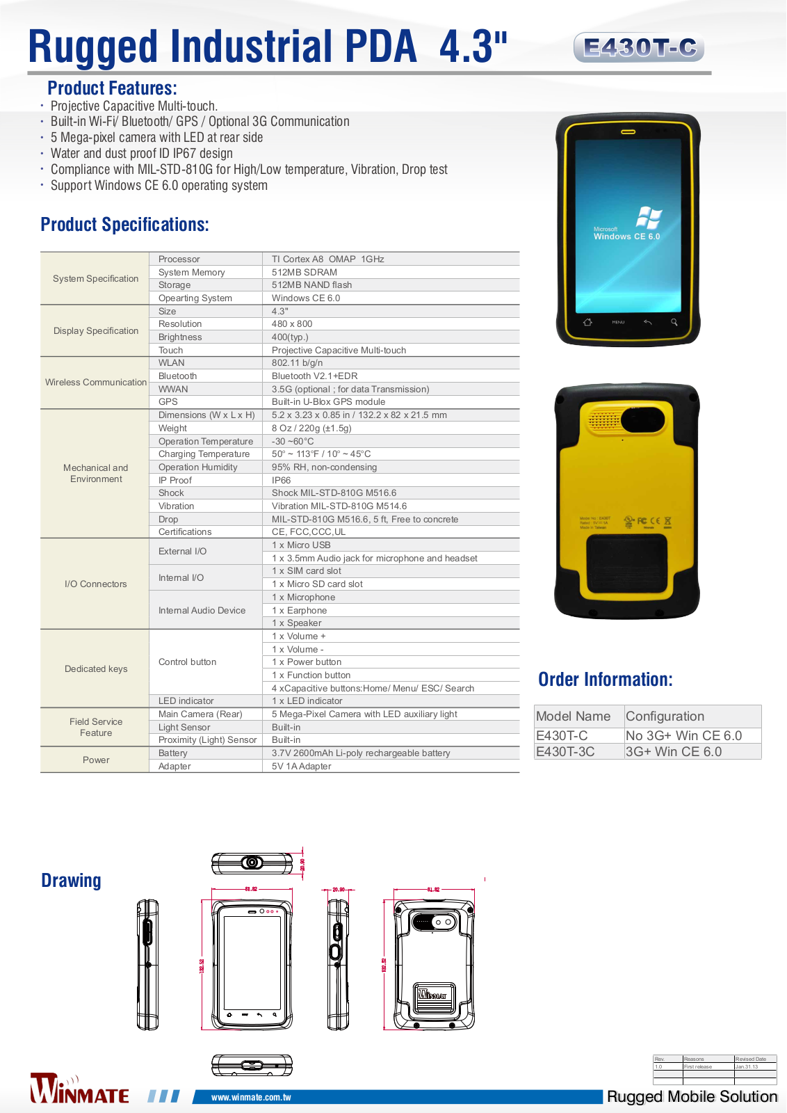 Impulse E430T User Manual