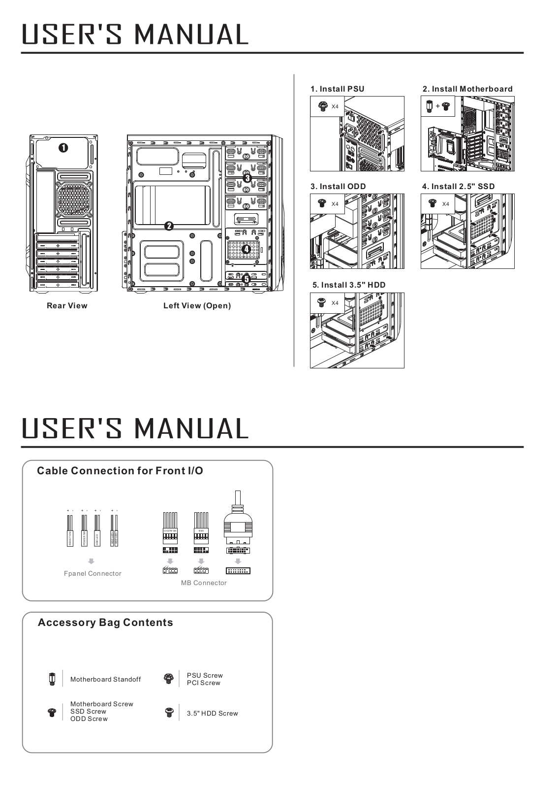 Aerocool CS-1102 User Manual