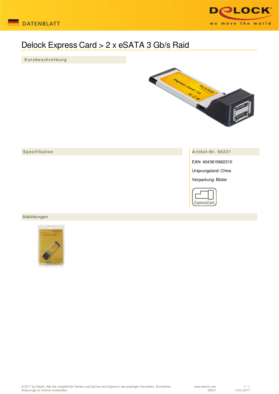 DeLOCK 22-Pin SATA 6Gb-s User Manual