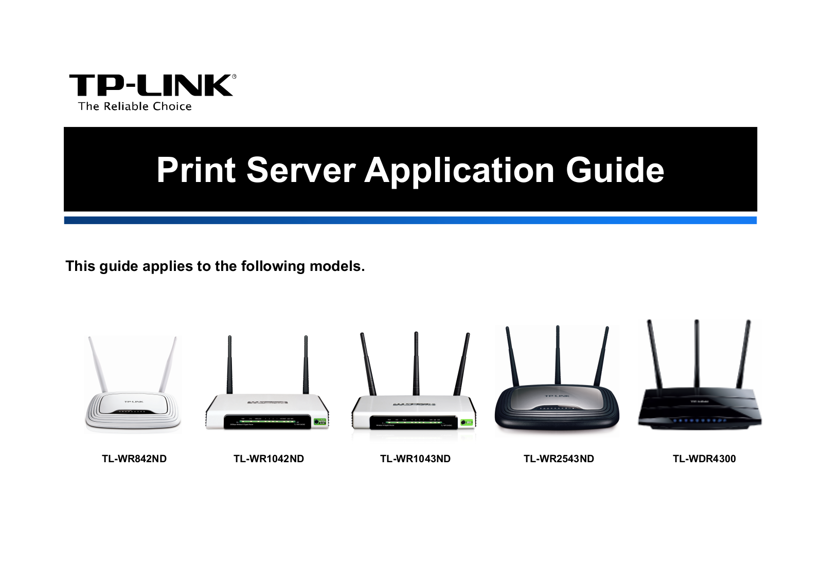 TP-LINK TL-WR2543ND User guide