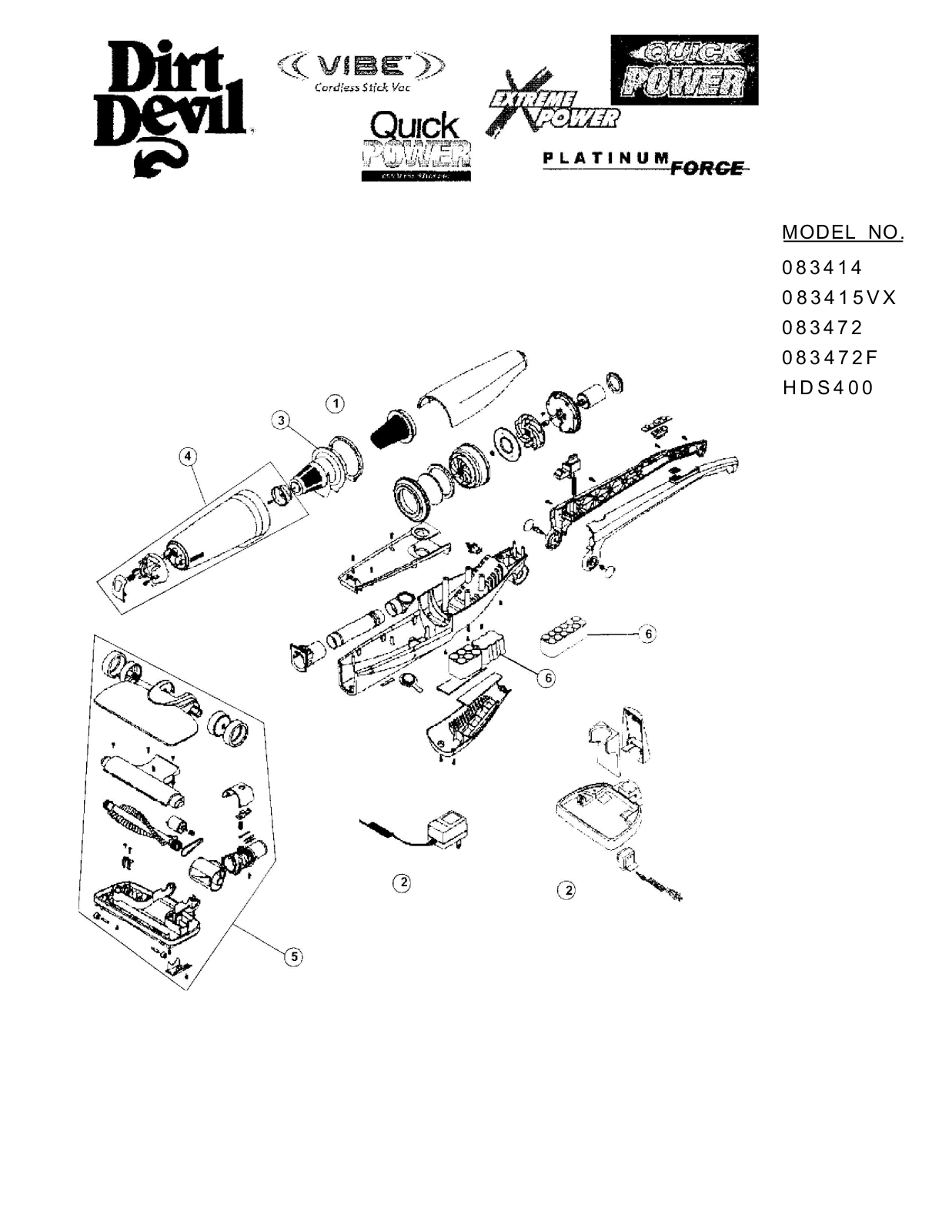 Dirt Devil 083472, 083414, 083415 Owner's Manual