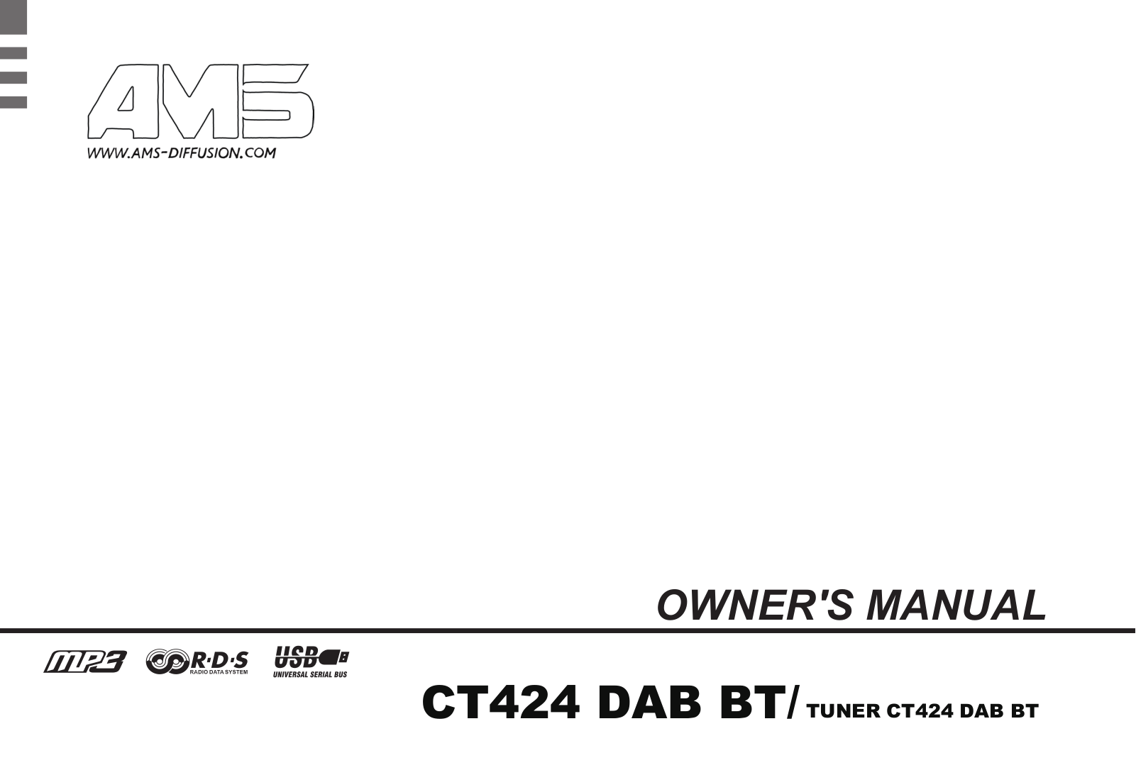 AMS DIFFUSION CT424DABBT user manual - ManualMachine.com