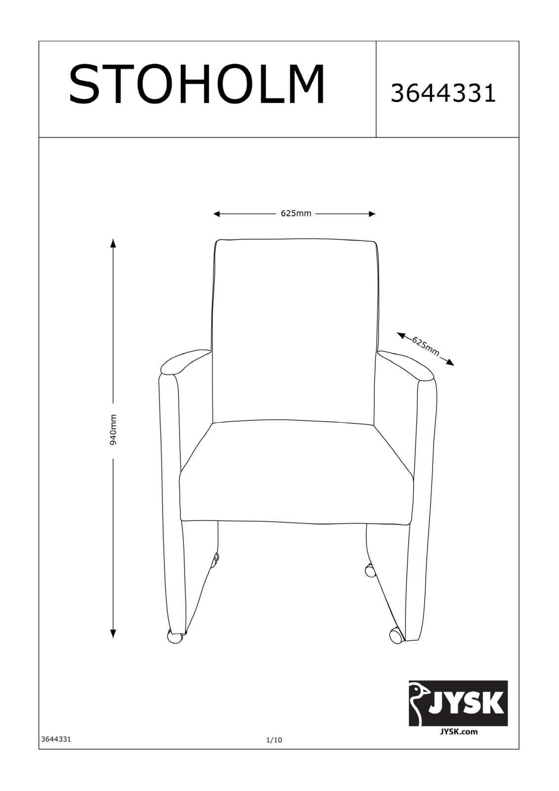 JYSK Stensved User Manual