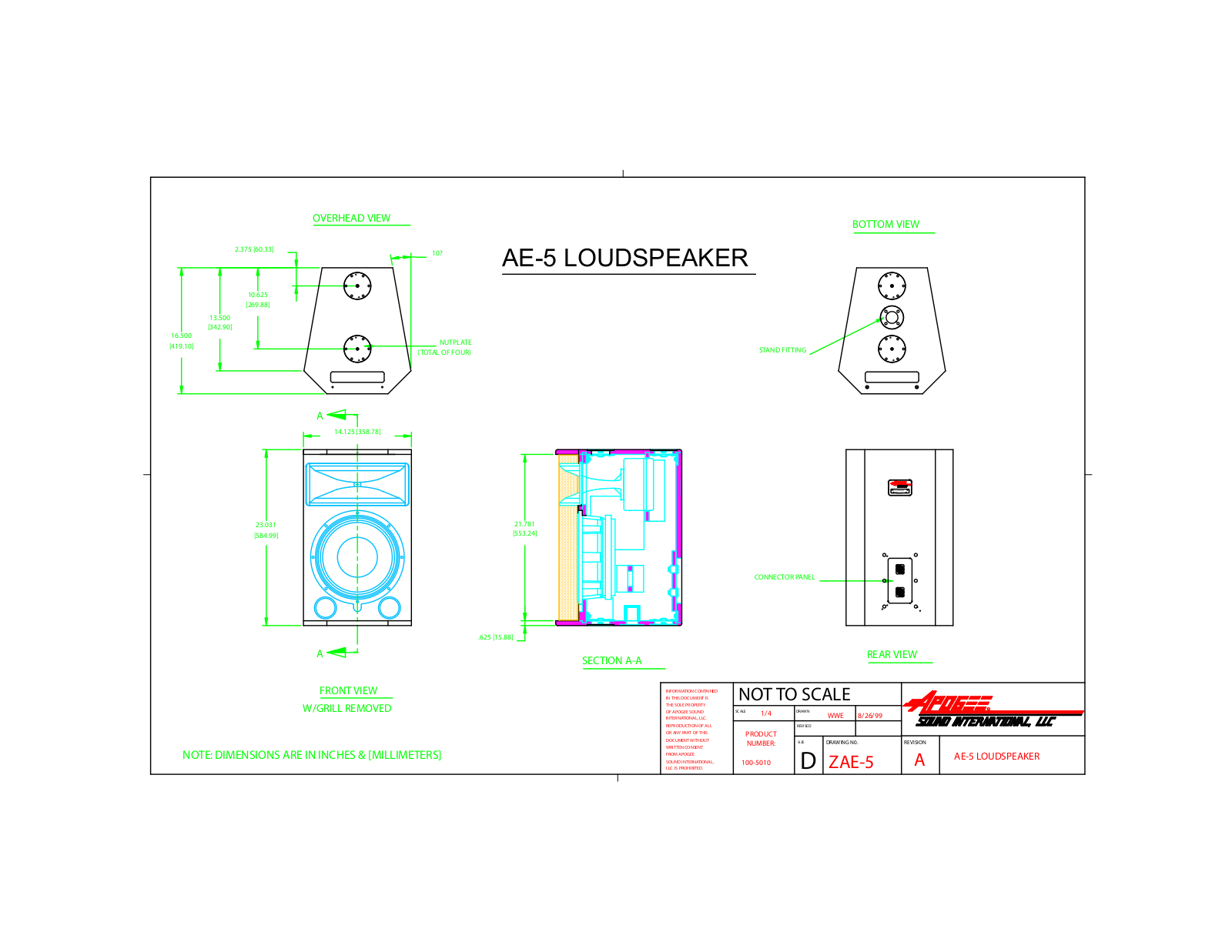 Bogen AE-5 User Manual