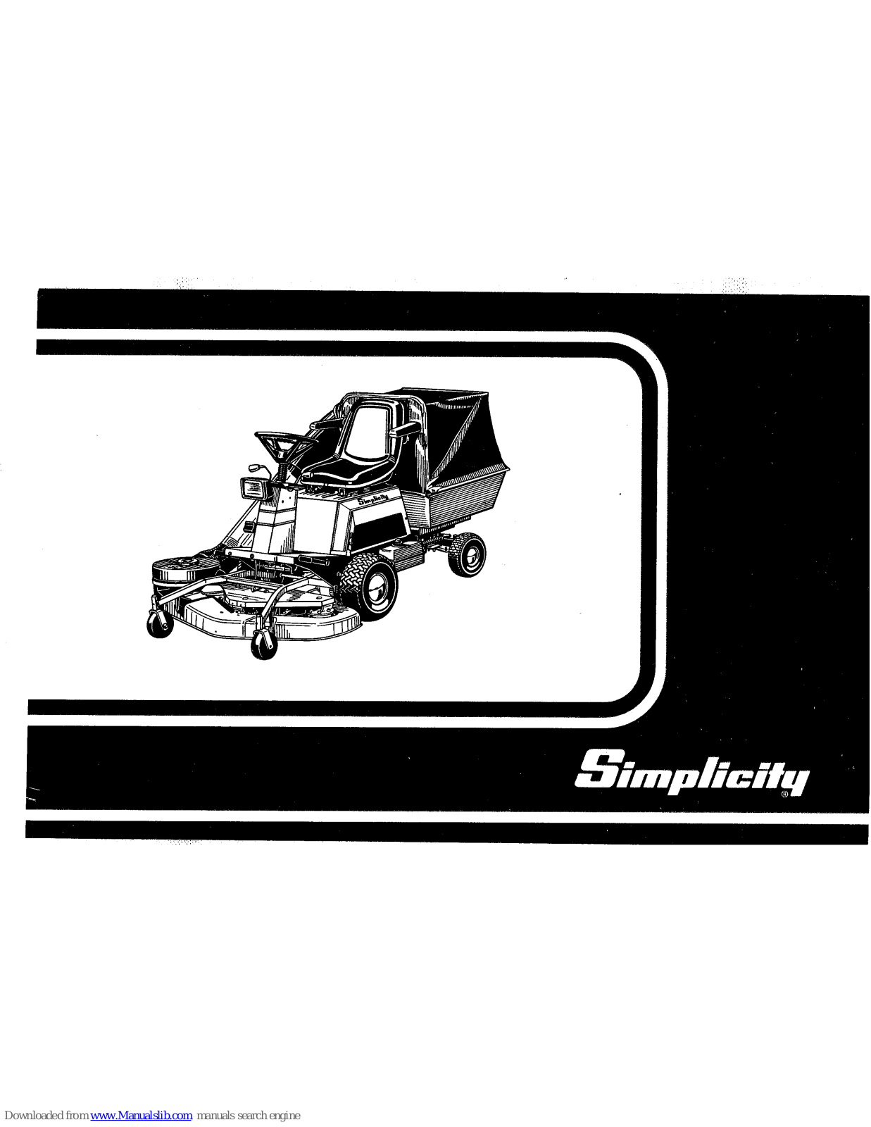 Simplicity 3424 Operator's Manual