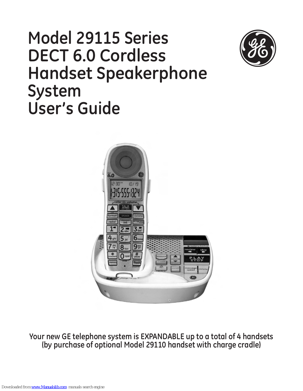 GE 29115 Series, 29115AE1 User Manual