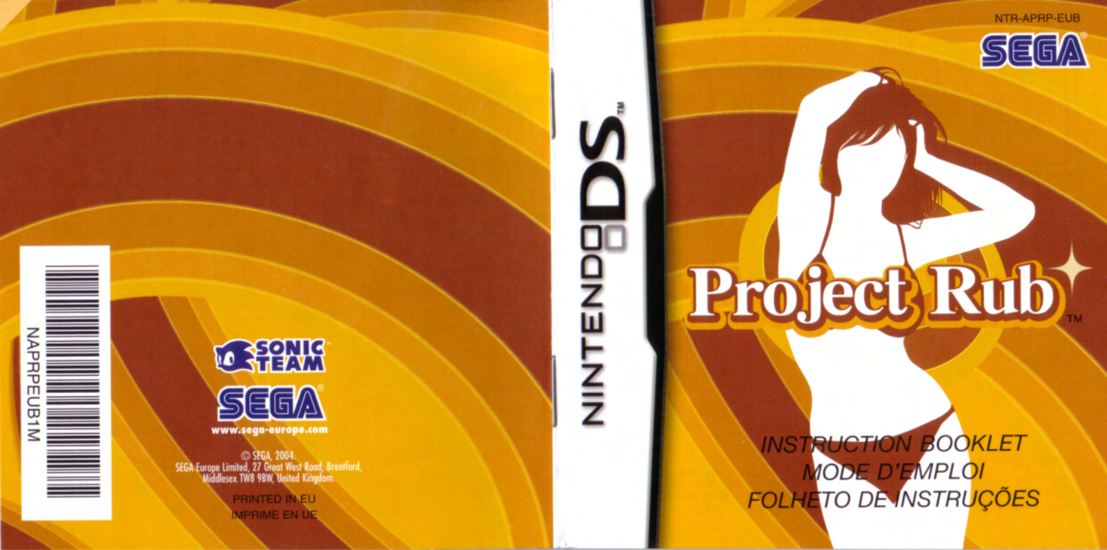 GAMES NINTENDO DS PROJECT RUB User Manual