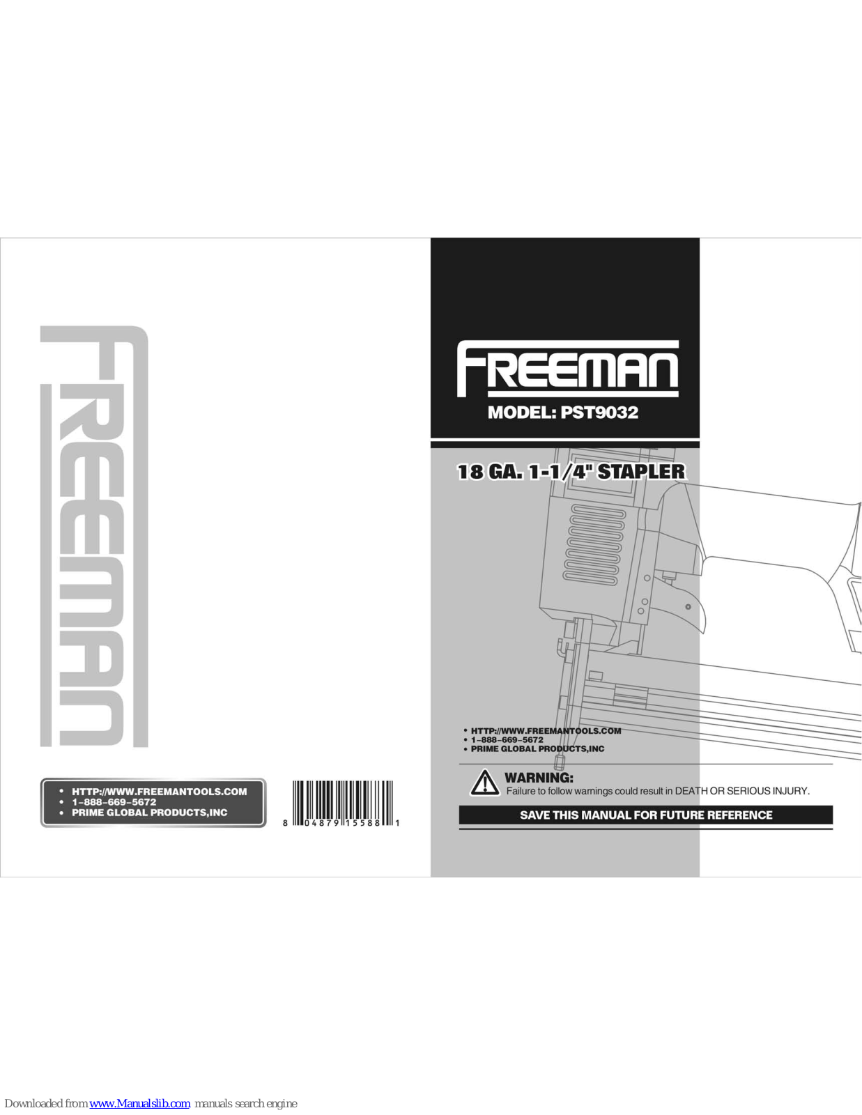 Freeman PST9032 User Manual