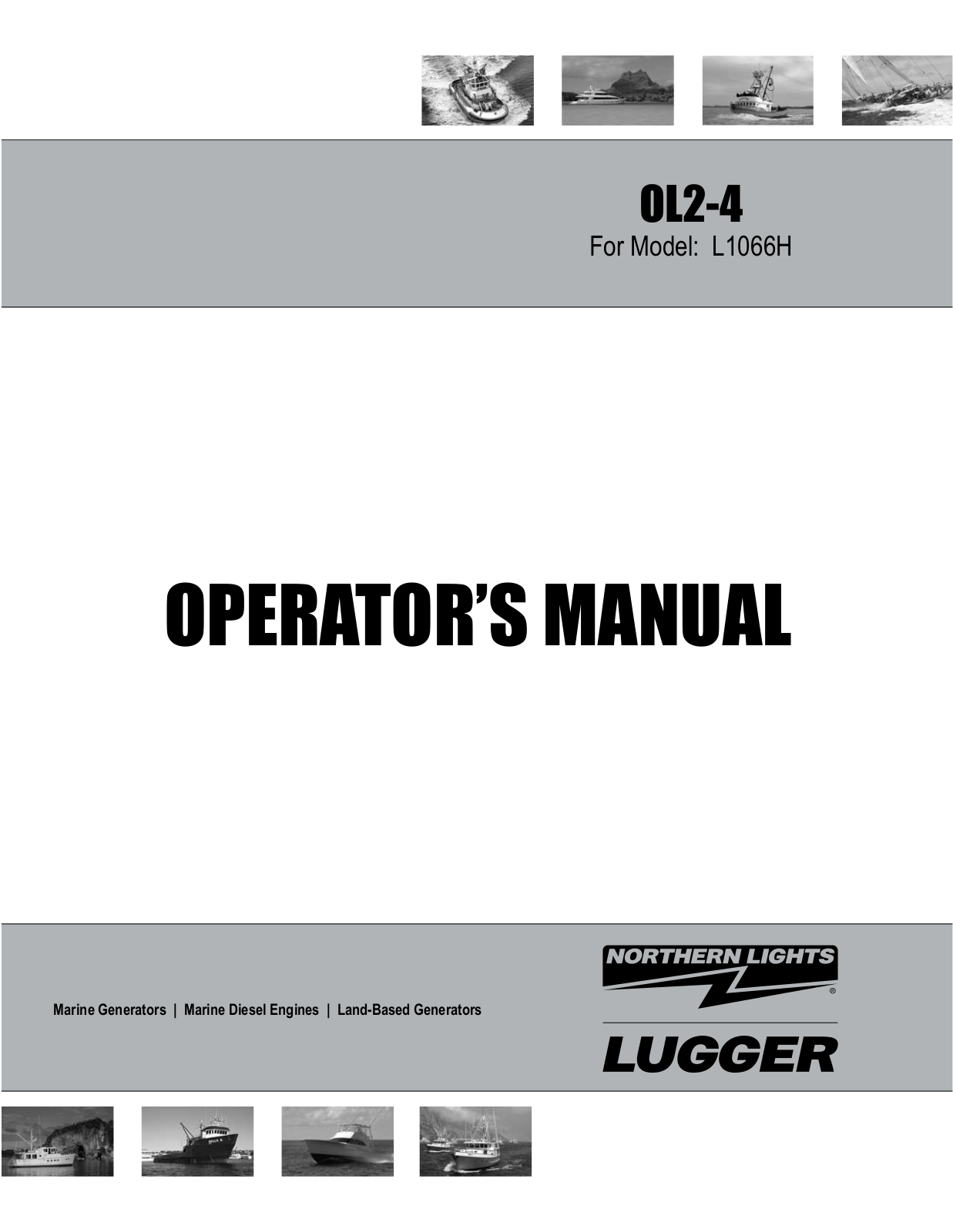 Northern Lights L1066H Operator's Manual