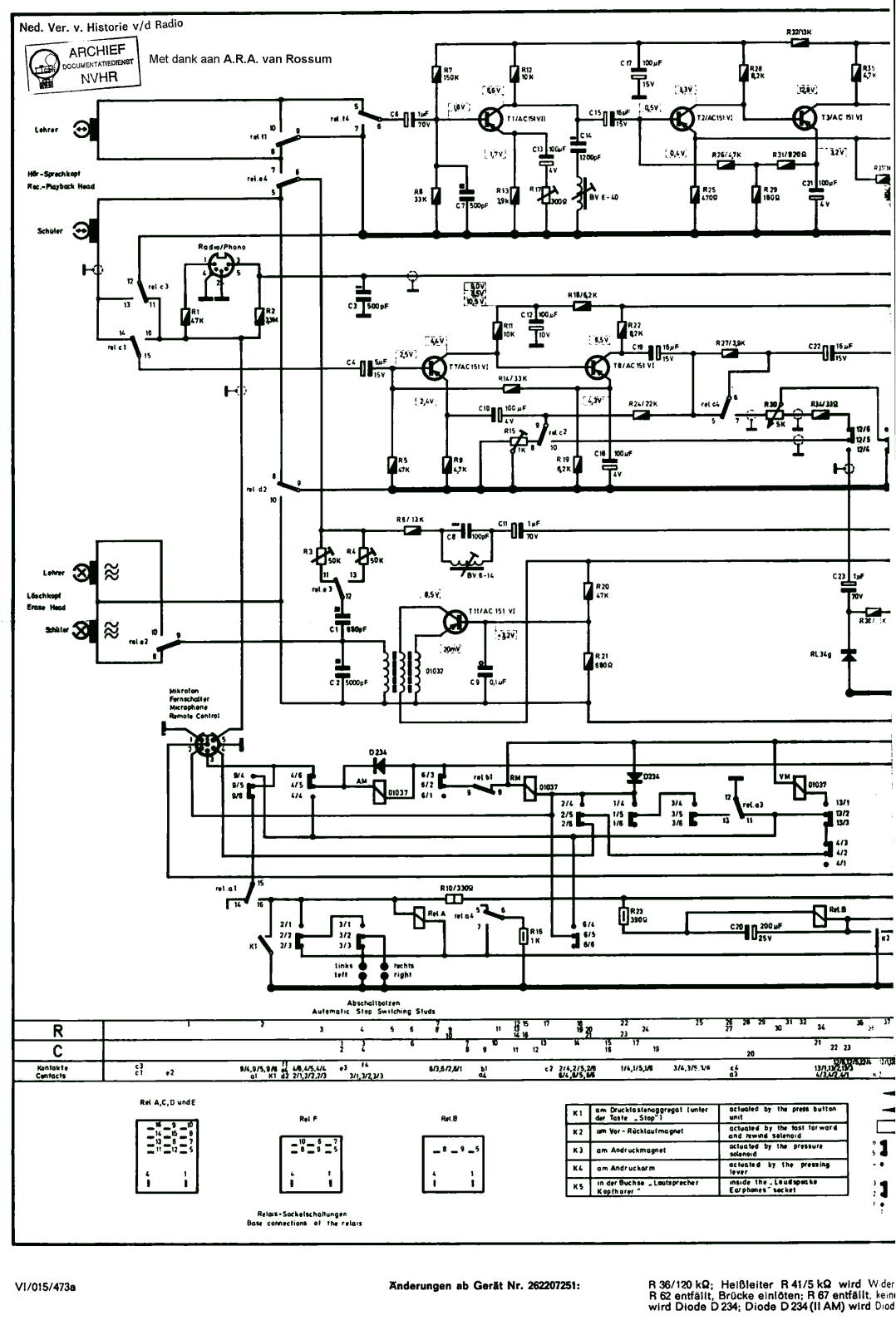 Uher UniversalTeacher Schematic - ManualMachine.com
