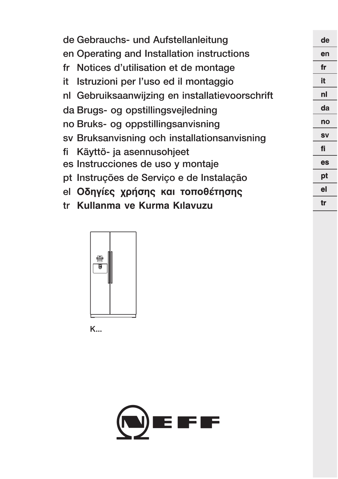 NEFF KS949 User Manual