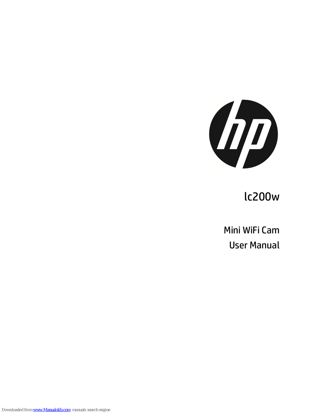 HP lc200w User Manual