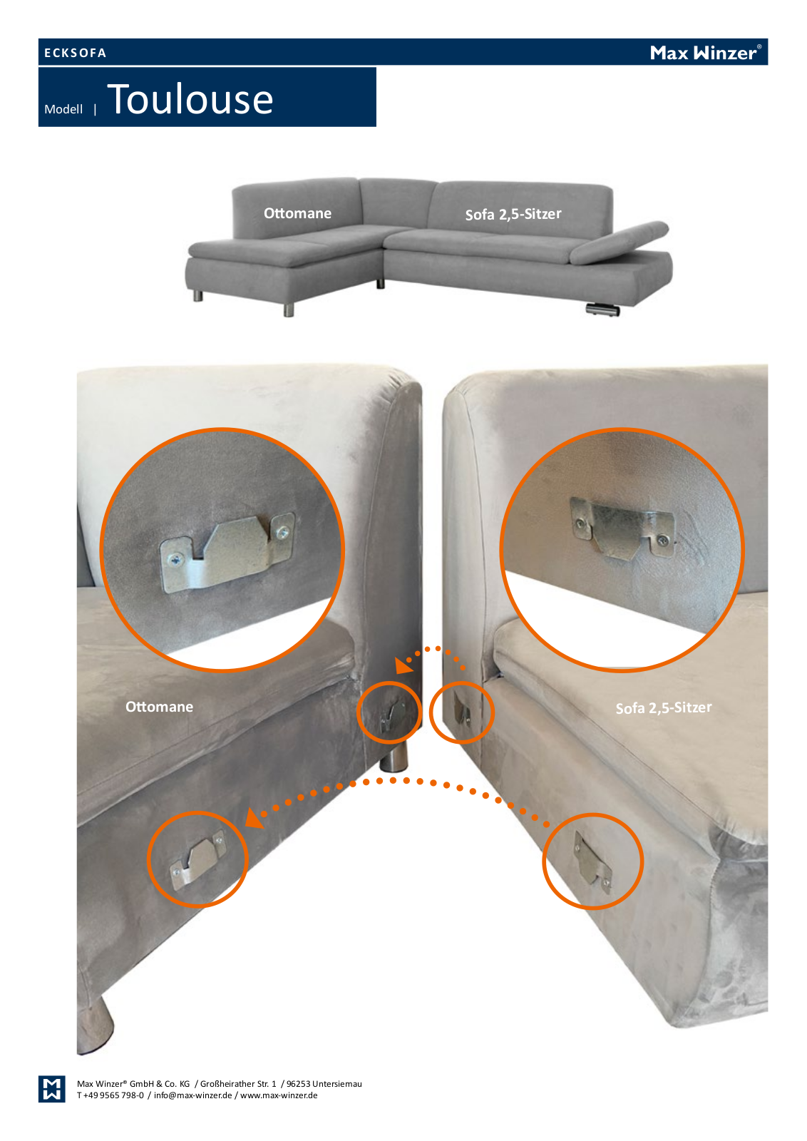 Max Winzer Toulouse Assembly instructions