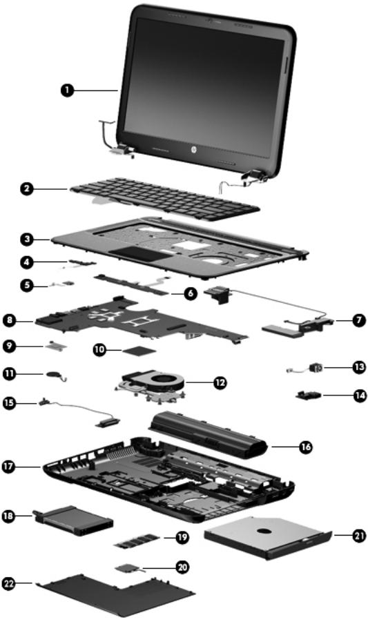 HP Pavilion g7 Maintenance and Service Guide