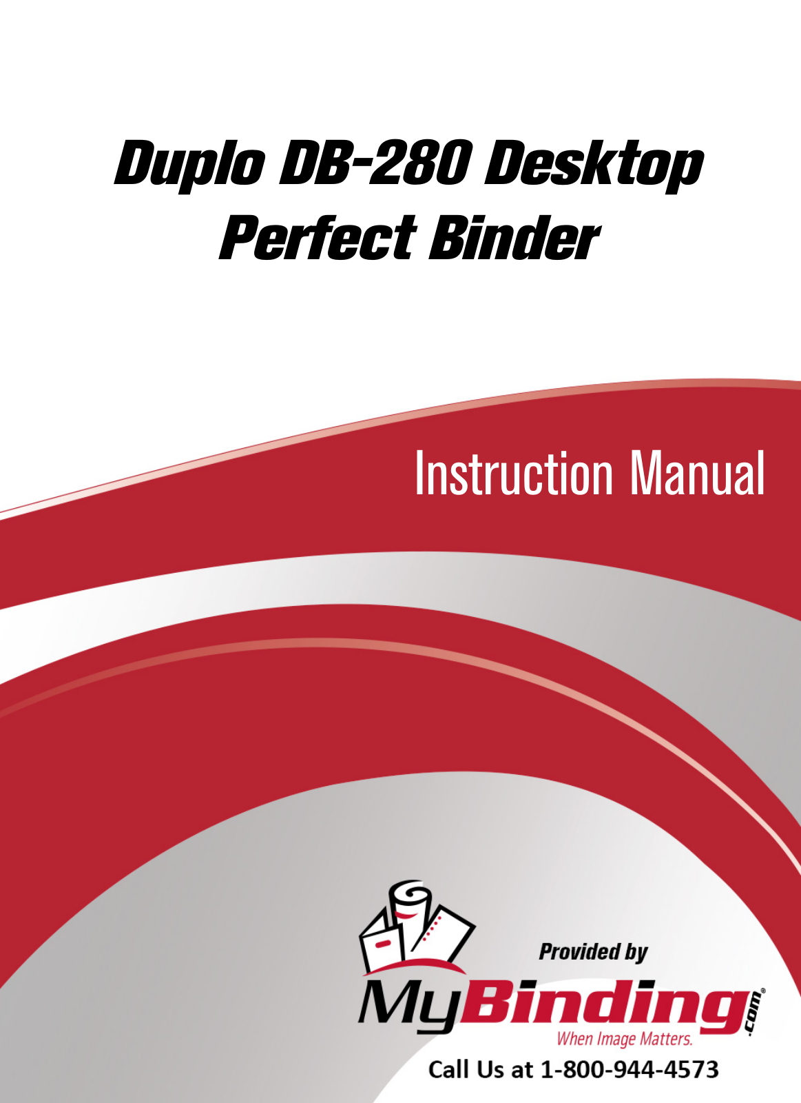 Duplo DB-280, DB-200, DB-660, DB-700 Instruction Manual