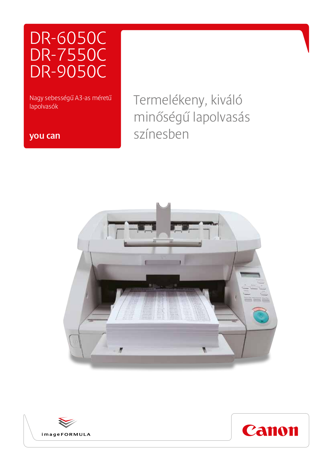 Canon DR-9050C, DR-6050C, DR-7550C BROCHURE