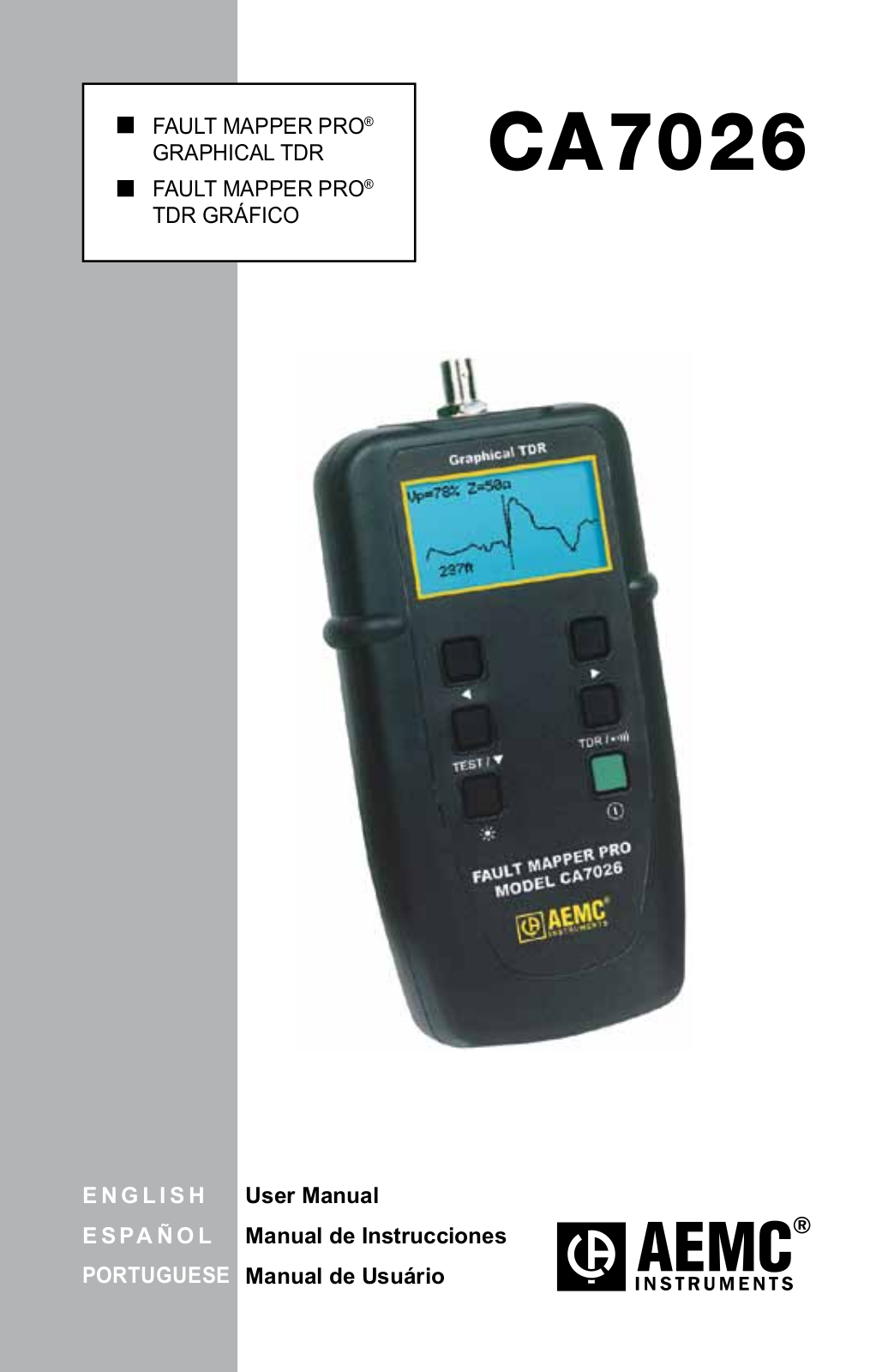 Aemc instruments CA7026 User Manual