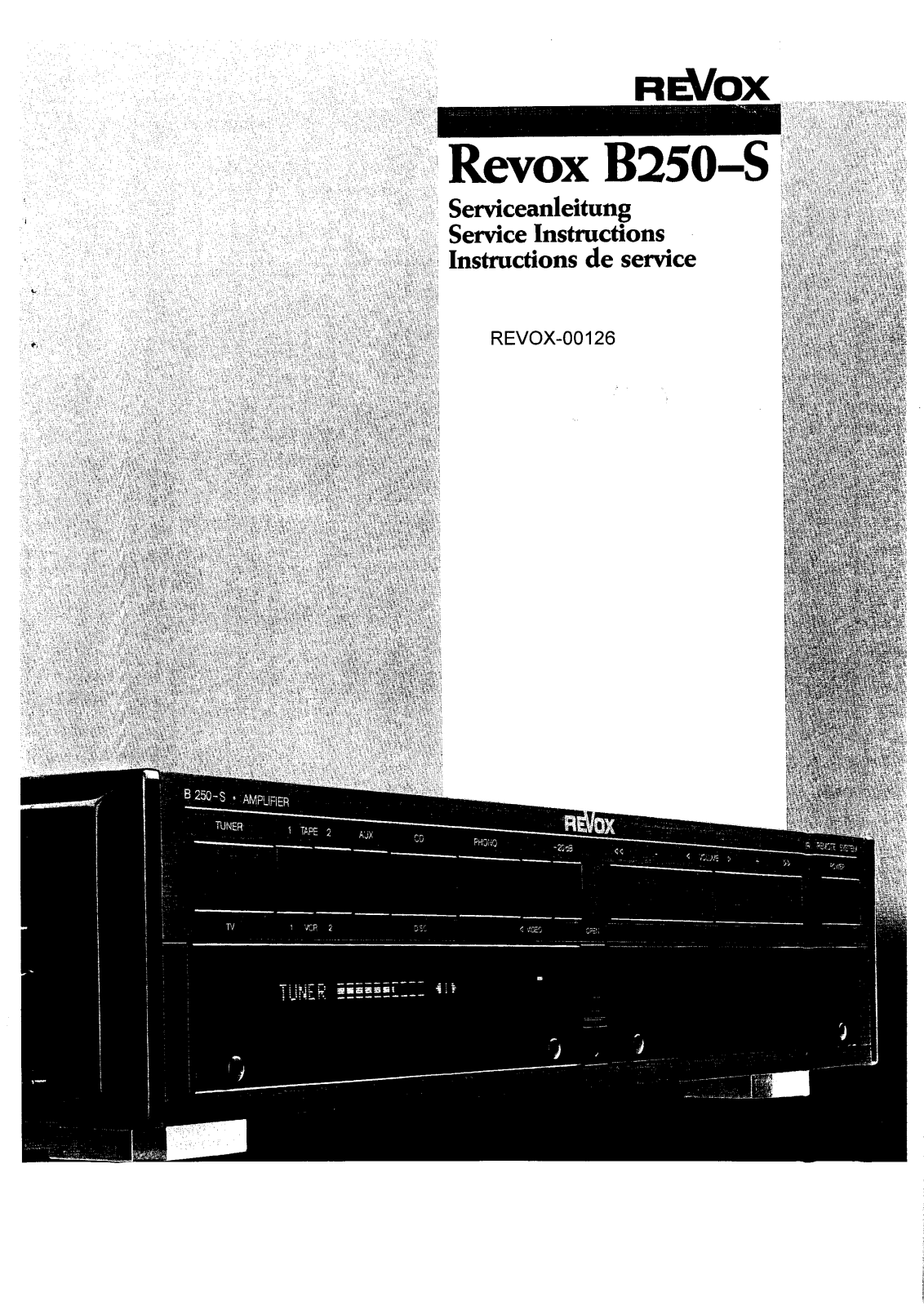 Revox B-150 Service Manual