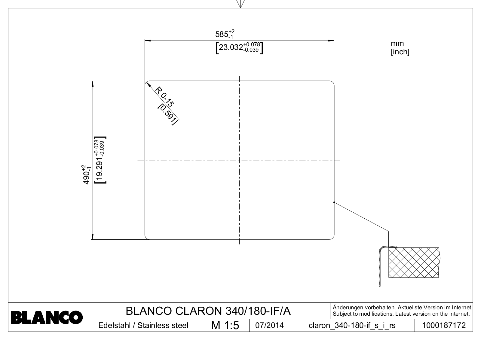 Blanco CLARON 340/180-IF/A User guide