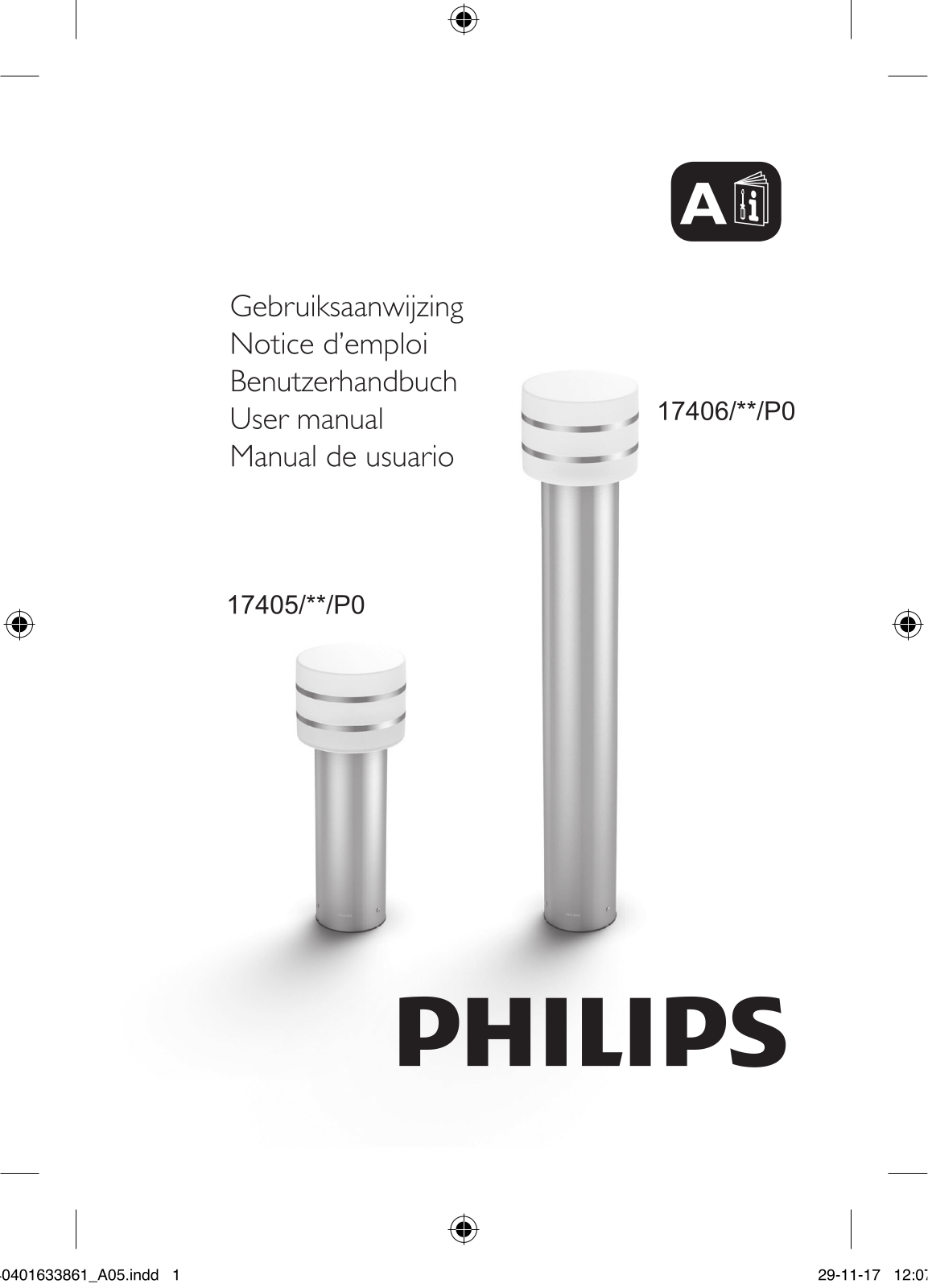 Philips 16405/**/P0, 16406/**/P0 User manual