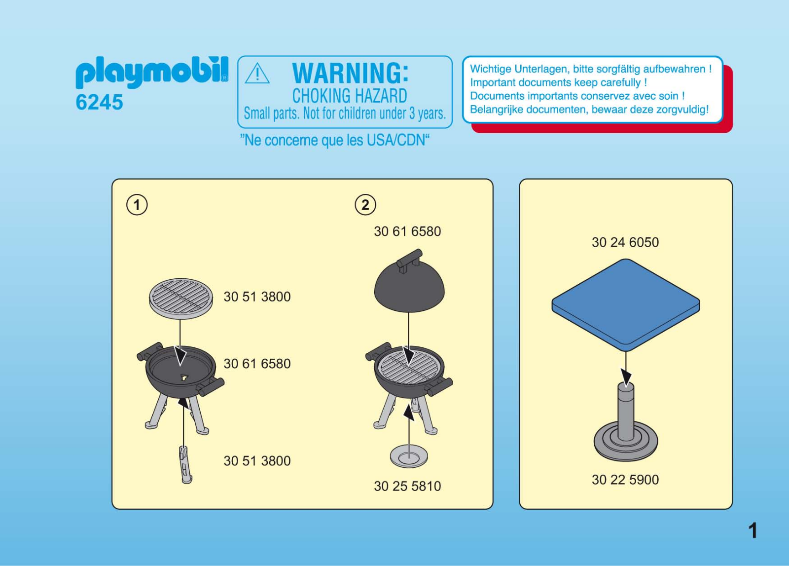 Playmobil 6245 Instructions