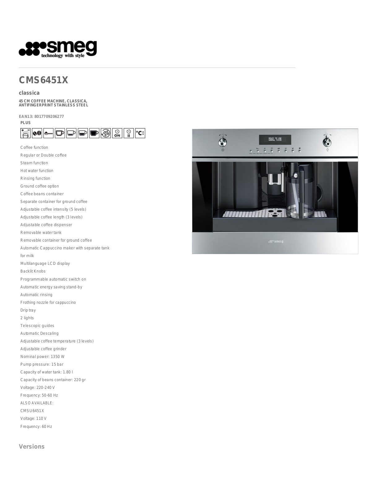 Smeg CMS6451X User Manual