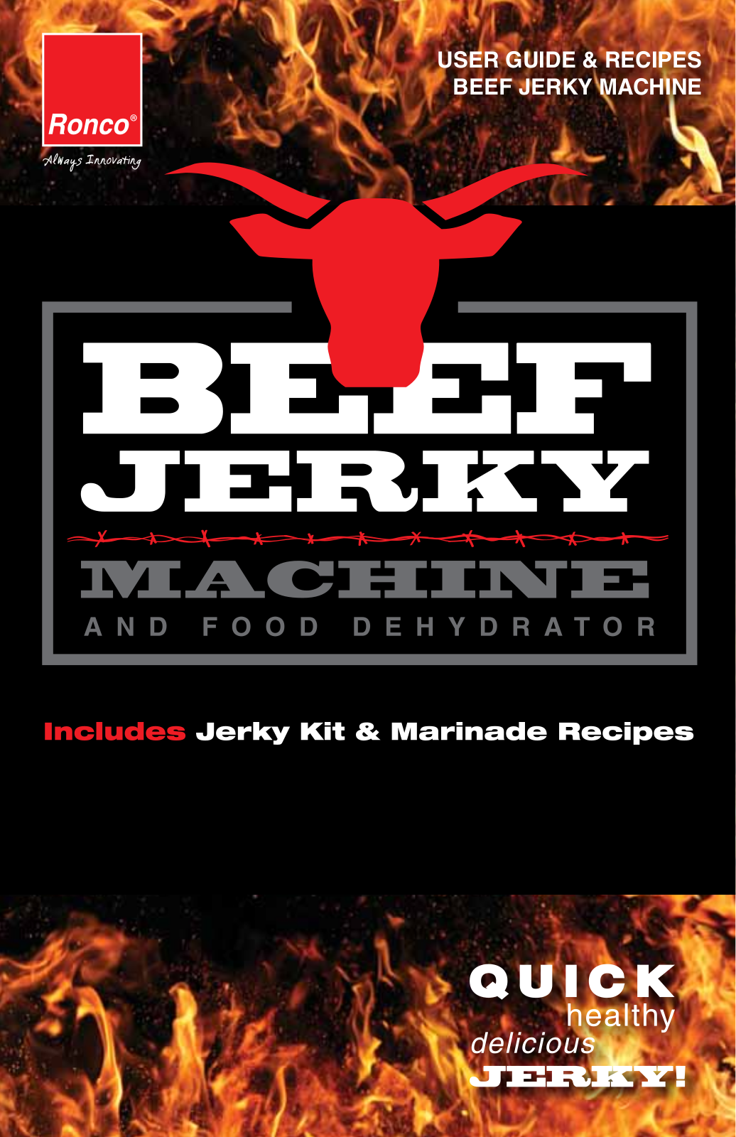 Ronco Beef Jerky Machine Instructions and Recipes