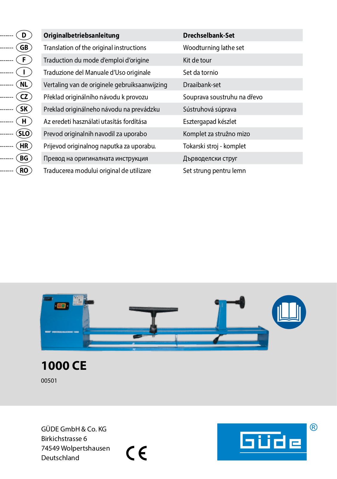 Güde 1000 User Manual