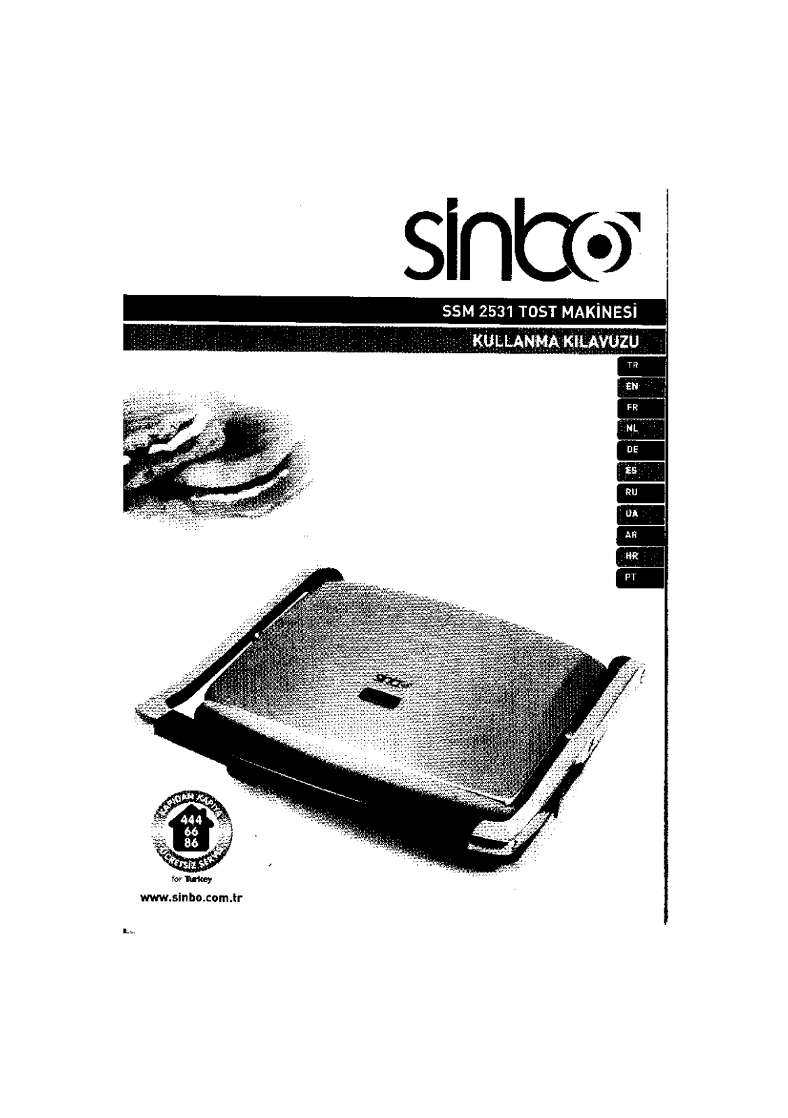 Sinbo SSM 2531 User Manual