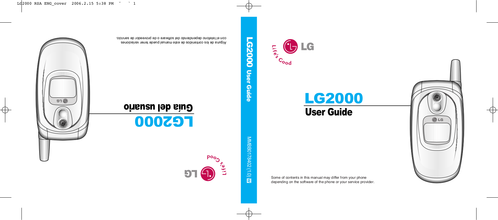 LG LG2000 User's Guide