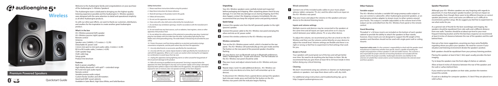 Audioengine B6 User Manual