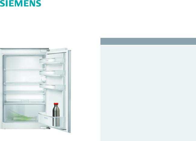 Siemens MKK18RNFF0 User Manual