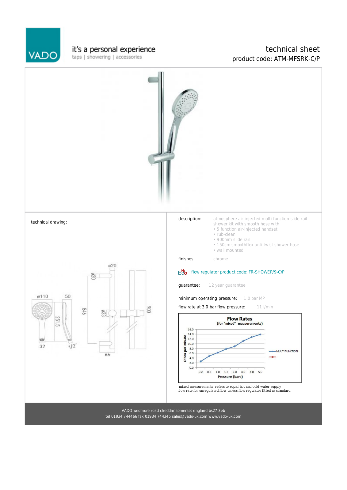 Ark Showers ARKS1048 Specifications - ManualMachine.com