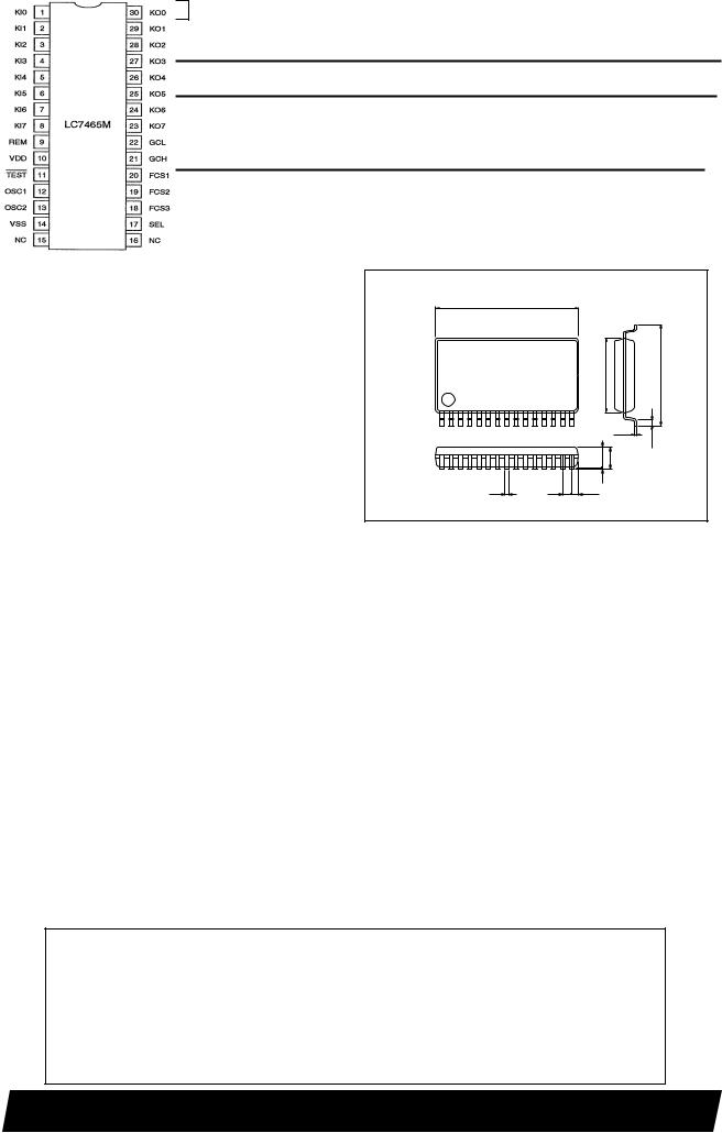 Sanyo LC7465M Specifications