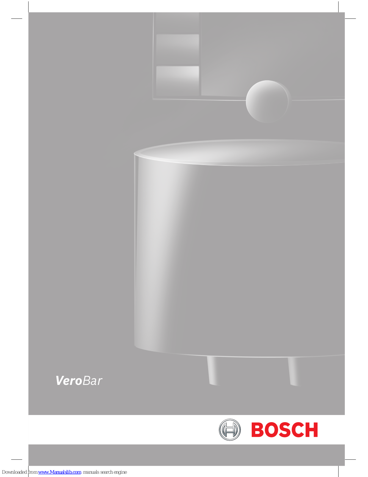 Bosch VeroBar TES 70621 RW User Manual