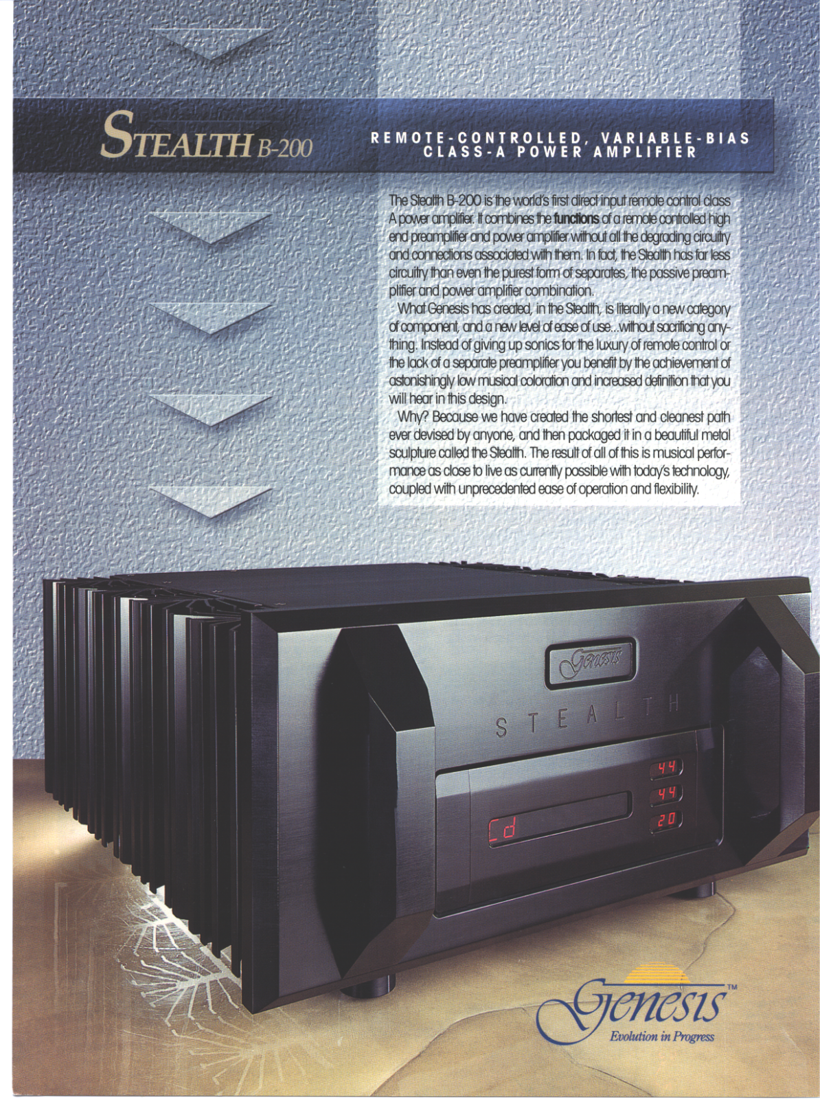 Genesis Stealth B-200 Brochure