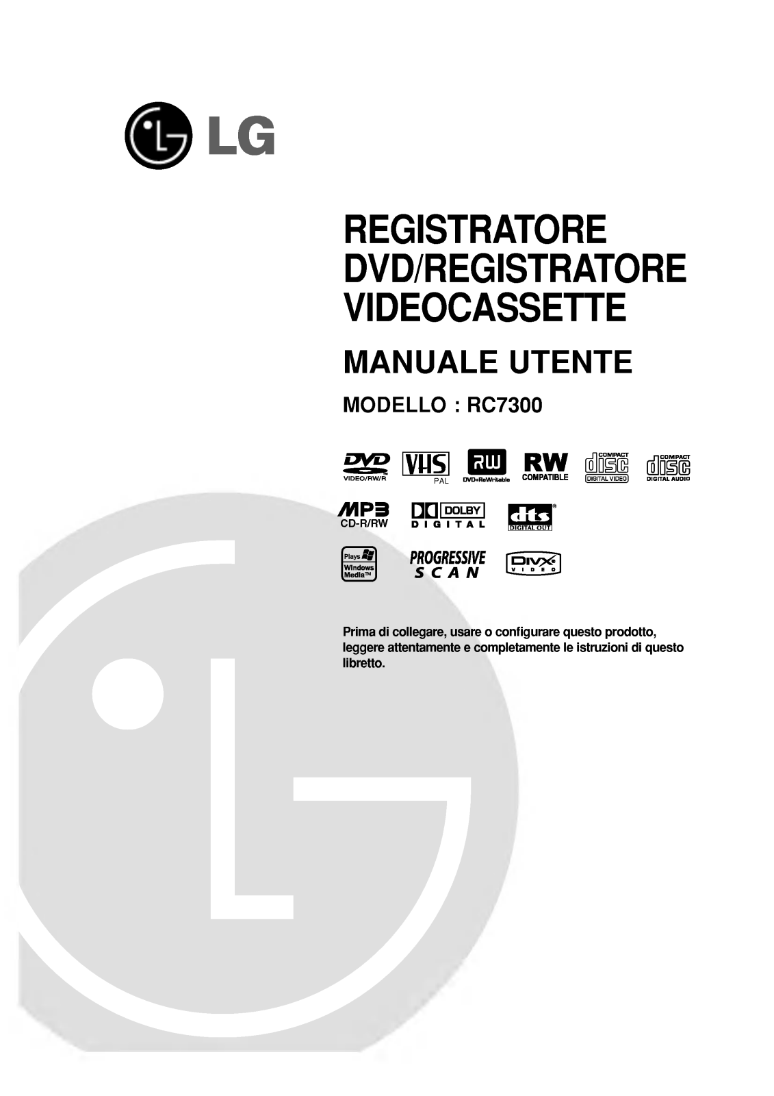 LG RC7323CP1L User Manual