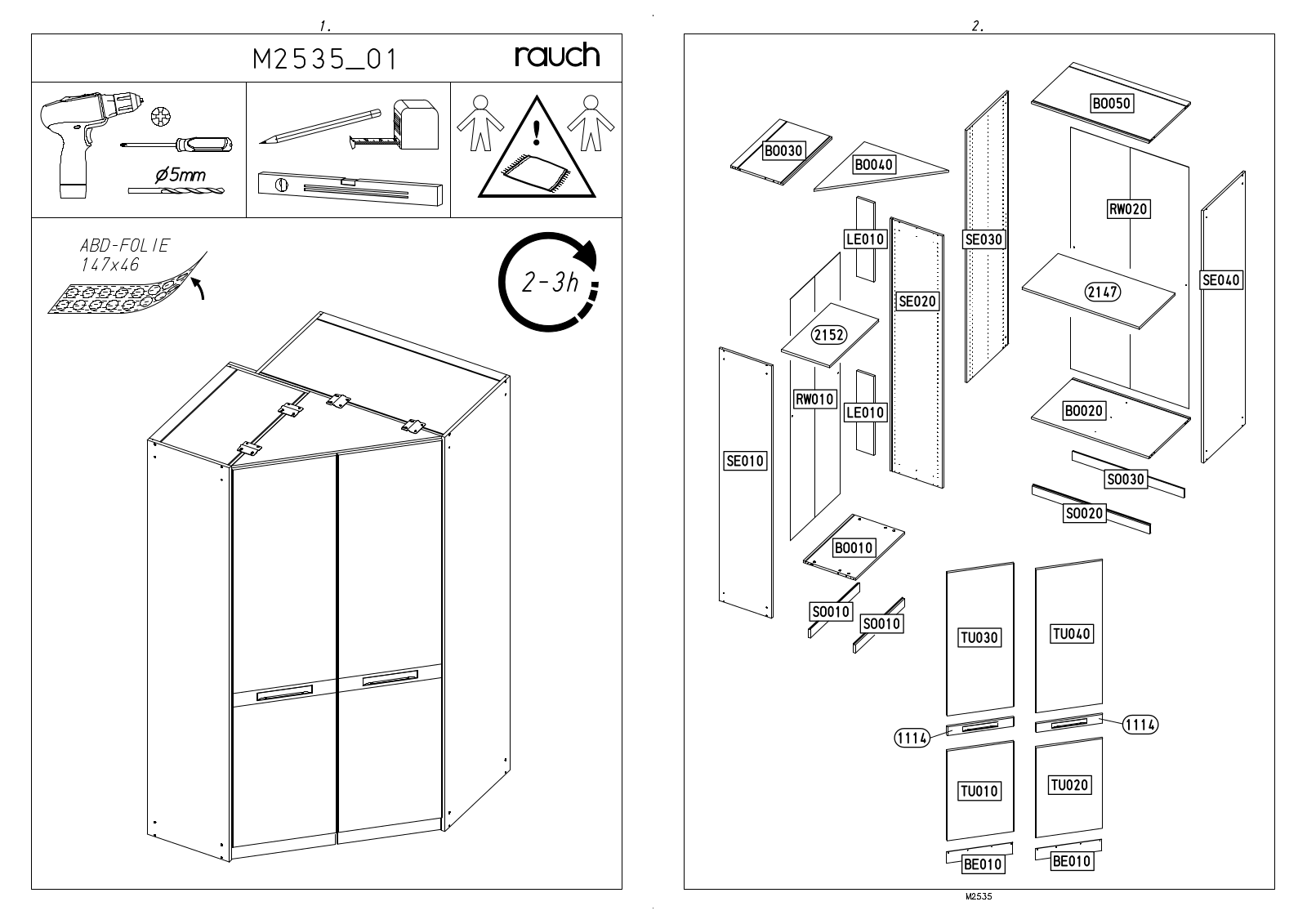 rauch M2535 Assembly instructions - ManualMachine.com